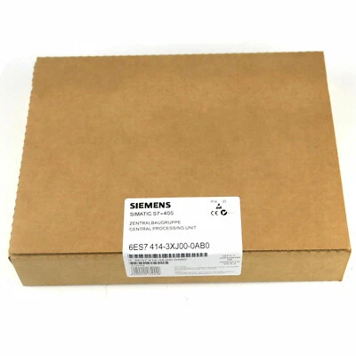 6ES7 414-3XJ00-0AB0 NEW SIEMENS 6ES7414-3XJ00-0AB0 SIMATIC S7-400 CPU 414-3 - Image 1 of 3