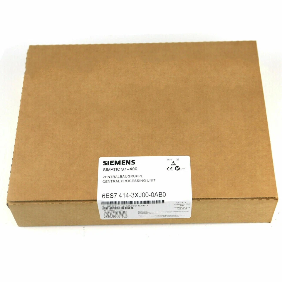 6ES7 414-3XJ00-0AB0 NEW SIEMENS 6ES7414-3XJ00-0AB0 SIMATIC S7-400 CPU 414-3 - Bild 1 von 1