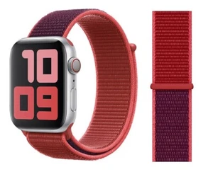Oryginalna bransoletka Apple Sport Loop 38/40/41mm MXHV2ZM/A (produkt) czerwona 2. Gen - Zdjęcie 1 z 1
