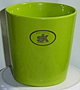 SK Soendgen Keramik Ceramic Planter Lime Green 4" Tall - Picture 1 of 5