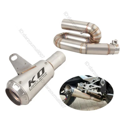 Slip For Triumph Street Triple 765S R RS 660S 2017-2023 Exhaust Set Pipe Muffler - Image 1 of 4