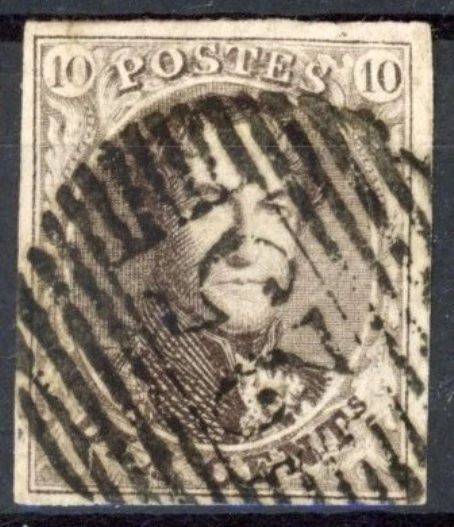 Belgium 1858/61 : Good Very Fine Used Stamp - Nice margins - No WTMK - Image 1 of 1