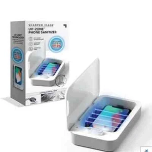Sharper Image UV-Zone Phone Sanitizer Kills 99.9% Of Germs, New In Sealed Box - Picture 1 of 5