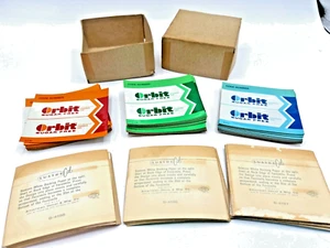 Wrigley Gum ORBIT Dealer Display Labels 1 case with 3 flavors - Picture 1 of 11