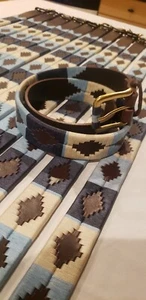 Polo ALBERY Belt Handmade Lightweight Vegetable-Tanned Leather Polo Belt Unisex - Picture 1 of 4