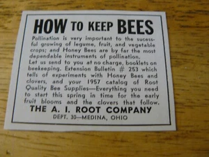 THE FARM QUARTERLY-SPRING 1957-AD - HOW TO KEEP BEES-A.I. ROOT Co/ Medina, OHIO - Picture 1 of 1