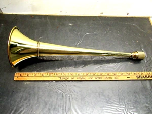 VINTAGE Maritime Ship/Boat Horn Polished Brass - Picture 1 of 6