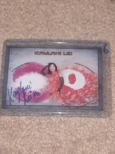 Kaylani Lei Collectors Expo autografo firmato carta bacio modello #6 - Foto 1 di 1