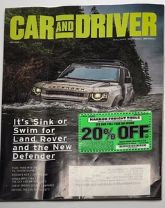 Auto und Fahrer Nov 2020Es ist Waschbecken oder Schwimmen für Land Rover & den neuen Defender - Bild 1 von 1