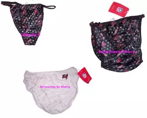 Tampa Bay Buccaneers Damen rotes Höschen schwarz Tangas NFL Stocking Stuffers NEU - Bild 1 von 7