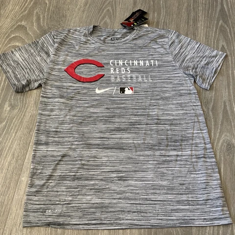 Nike Cincinnati Reds Authentic Collection Velocity Shirt Gray Men’s Size: 2XL Cover