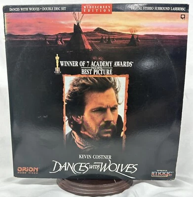 Dances With Wolves LaserDisc Laser Disc LD Kevin Costner Rare Widescreen - Image 1 of 3