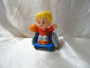 FISHER PRICE LITTLE PEOPLE WHEELCHAIR BOY WITH BALL