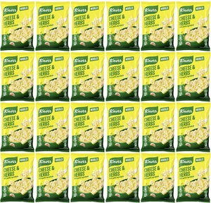24 paquetes de fideos instantáneos con sabor a ramen KNORR CHEESE & HERBS bocadillos 61 g 2,15 oz - Imagen 1 de 6