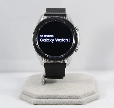 Samsung Galaxy Watch 3 SM-R840 (Black/Black Stainless Strap) - Image 1 of 4
