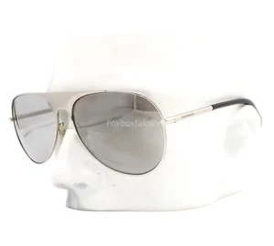 Emporio Armani EA 2003 3015/6V Sunglasses Shiny Silver with Light Gray Mirror - Imagen 1 de 7