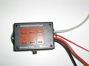 Panel de control universal para carro de golf EZGO con 3 interruptores para coches de golf - Imagen 1 de 4