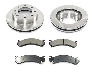 Kit de pastillas de freno y rotor delantero 24532WDGR para Chevrolet Express 3500 2003-2020 Foto 1 de 2