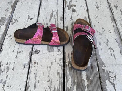 Birkenstock Mujer Sandalia Papillio Sydney Talla 6 EUR 37 Zapatos Deslizables Usados Foto 1 de 4