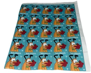 Francobolli Disney Pluto Turks & Caicos foglio completo da collezione - Foto 1 di 2