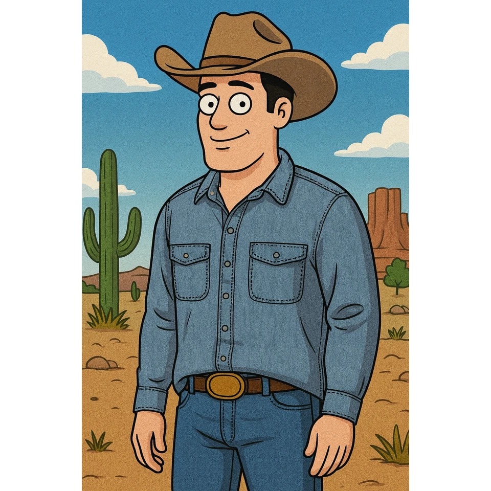 Esprit Mens Denim Snap Shirt Light Blue Long Sleeve Size L - Image 1 of 4