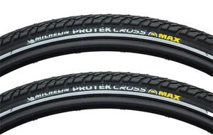 Pack of 2 Michelin Protek Cross Max Tire 700 x 32 Clincher Wire Black Touring - Picture 1 of 2