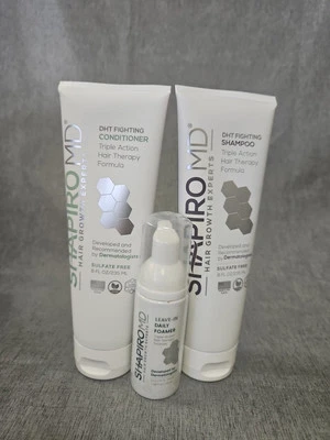 Kit de pérdida de cabello patentado Shapiro MD para cabello más grueso, más lleno y más saludable, NUEVO Foto 1 de 4