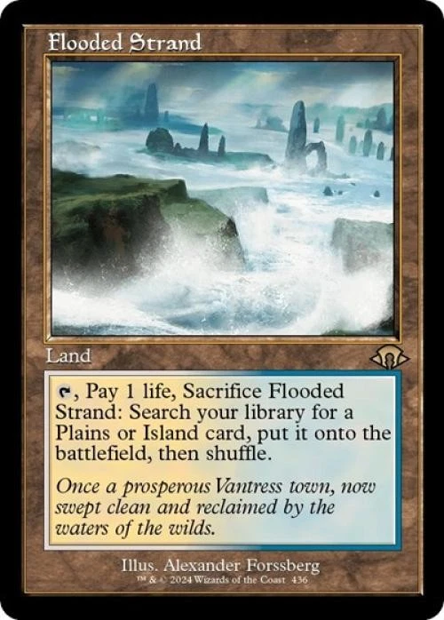 Flooded Strand (Retro Frame) - Light Play MTG Modern Horizons 3 - Image 1 of 1
