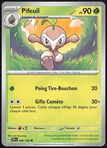 Carte Pokémon Pifeuil 004/162   Forces Temporelles Français - Picture 1 of 2