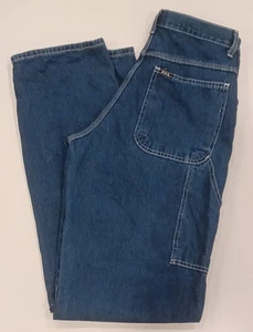 VTG Key Carpenter Jeans Women's Tag 8L (28x35) Farm Workwear - Picture 1 of 6