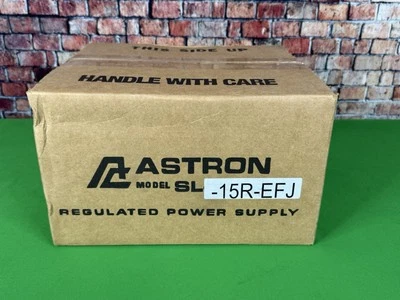 New Astron SL-15R-EFJ, 13.8 VDC 15 AMP Power Supply w EF Johnson Power Cable - Image 1 of 4
