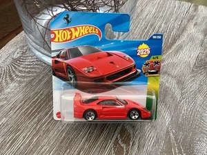 HOT WHEELS 2025 FERRARI F40 Competizione short card new - Picture 1 of 4