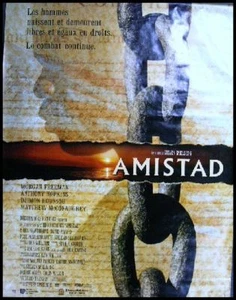 AMISTAD Affiche Cinéma 160x120 Movie Poster plié STEVEN SPIELBERG MORGAN FREEMAN - Imagen 1 de 1