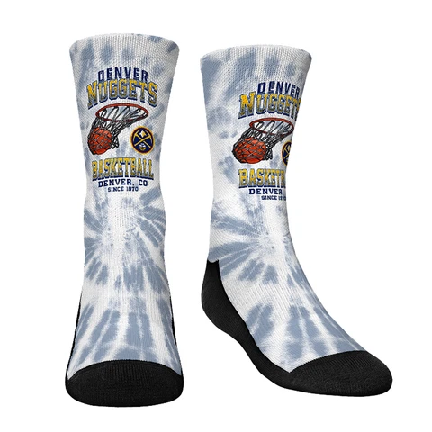 Youth Rock Em Socks  Denver Nuggets Vintage Hoop Crew Socks Cover