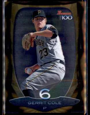 2013 Bowman Top 100 Prospects Gerrit Cole Pittsburgh Pirates #BTP-6 - Image 1 of 2