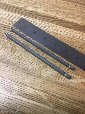 (2) Broca para chapa Wera 4 867/4 Z, hoja TORX TX 40 x 152 mm, unidad de 1/4" (AA-6-1 Foto 1 de 2