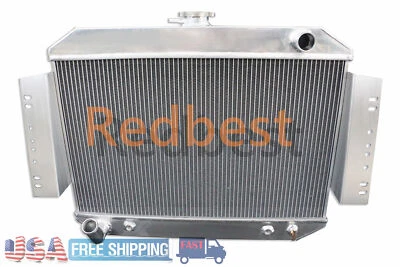 Radiador de aluminio para Jeep Grand Wagoneer 1980-1991 90 J10 J20 Cherokee 5,9 L V8 3 filas Foto 1 de 4