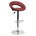 Flash Furniture Vinyl Contemporary Rounded Back Adjustable Height Barstool