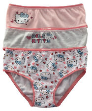Hello Kitty Knickers Pants Briefs Pack of 3