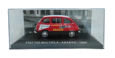 VEICOLI PUBBLICITARI D'EPOCA - Fiat 750 Multipla - Abarth 1960 / Scala 1:43 - Immagine 1 di 2
