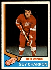 1974-75 O-Pee-Chee Guy Charron Detroit Red Wings #57 - Picture 1 of 2