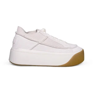ZAPATOS DE PLATAFORMA UGG EZ-DUZZIT ENCAJE BLANCO GAMUZA MUJER TALLA US 9.5 NUEVOS - Imagen 1 de 5