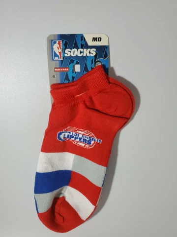 Basketball LA Los Angeles Clippers NBA Adult Ankle Socks Size Medium 5-10 Cover
