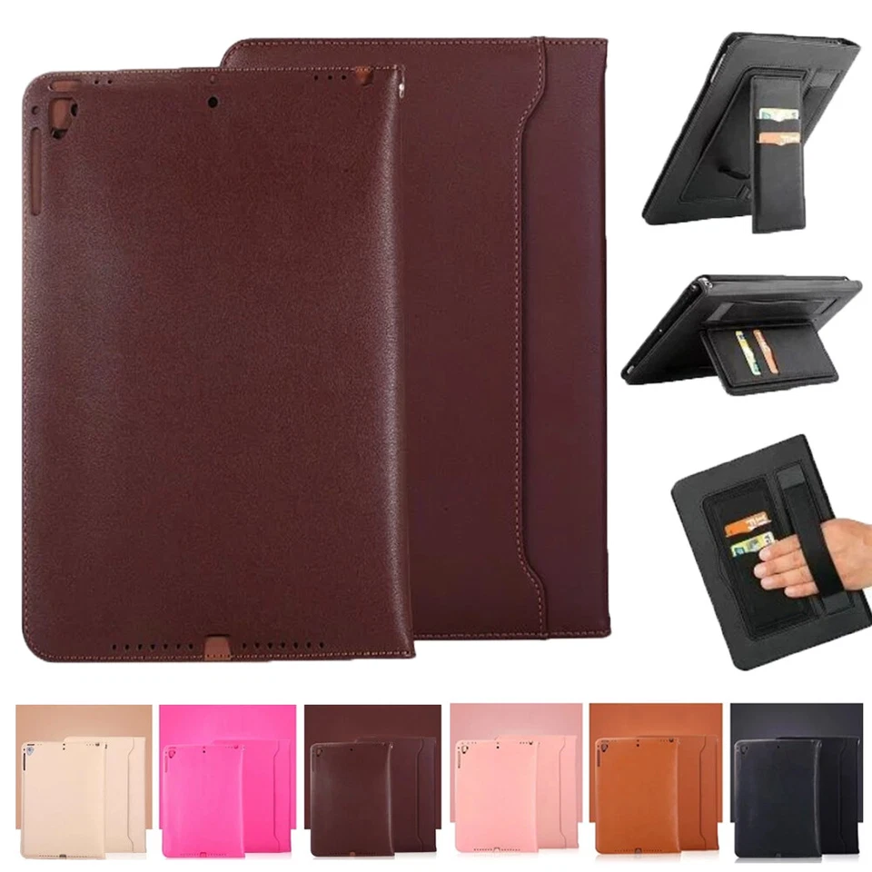 Wallet PU Leather Smart Case Cover For iPad 9th 8th 7th 6th 5th Mini 1 2 3 4 5 - Image 1 of 4