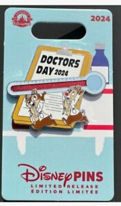 2024 Disney Parks Doctors Day Chip And Dale LR Pin