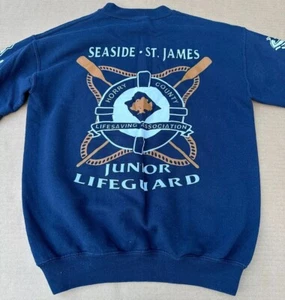 Lifeguard Sweatshirt Youth Myrtle Beach Seaside James Horry County Junior - Picture 1 of 18