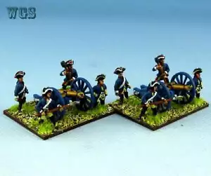 15 mm SYW Guerra de los Siete Años WGS Artillería Prusiana Pintada y Cañón de 8 libras PC2 - Imagen 1 de 5