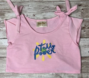 Vintage Dan Dee "Teddy Power" Teddybär Shirt 7" x 9" perfekt für Build-A-Bear - Bild 1 von 7