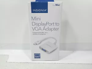 INSIGNIA MINI DISPLAY PORT TO VGA ADAPTER FOR MACBOOK & iMAC - NS-PD94593-C - Picture 1 of 3