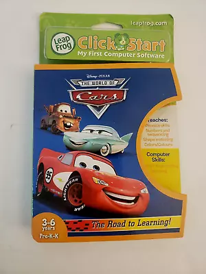 Leap Frog Click Start  My First Computer Software The World of Cars Disney Pixar - Image 1 of 3